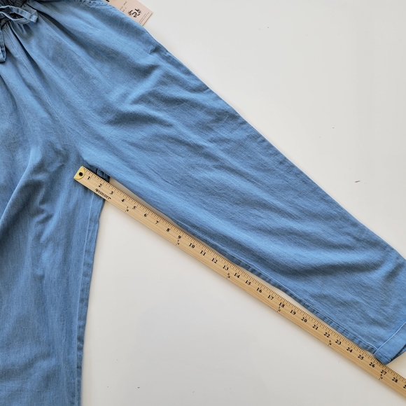 Sincerely Jules | Chambray Button Front Jumpsuit Size S - Picture 9 of 12